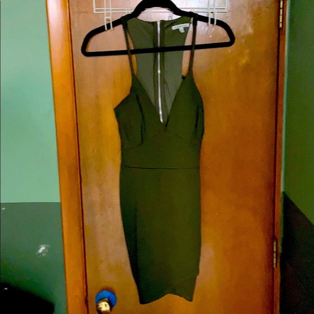 Green Summer Work Dress